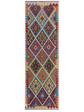 Maimana Afghanistan Kilim Runner - 238 x 76 cm - Handmade