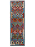 Maimana Afghanistan Kilim Runner - 242 x 78 cm - Handmade