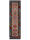 Maimana Afghanistan Kilim Runner - 249 x 74 cm - Handmade