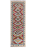 Maimana Afghanistan Kilim Runner - 252 x 83 cm - Handmade