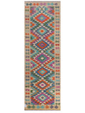 Maimana Afghanistan Kilim Rug - 247 x 83 cm - Handmade