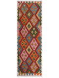 Maimana Afghanistan Kilim Rug - 251 x 85 cm - Handmade