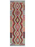 Maimana Afghanistan Kilim Rug - 238 x 80 cm - Handmade