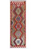 Maimana Afghanistan Kilim Rug - 238 x 85 cm - Handmade