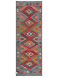 Maimana Afghanistan Kilim Rug - 235 x 85 cm - Handmade