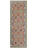 Maimana Afghanistan Kilim Rug - 240 x 86 cm - Handmade