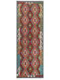 Maimana Afghanistan Kilim Rug - 238 x85 cm - Handmade