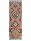 Maimana Afghanistan Kilim Rug - 244 x 81 cm - Handmade