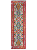 Maimana Afghanistan Kilim Rug - 240 x74 cm - Handmade
