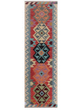 Maimana Afghanistan Kilim Rug - 249 x 79 cm - Handmade