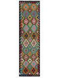 Maimana Afghanistan Kilim Runner - 303 x 84 cm - Handmade