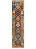 Maimana Afghanistan Kilim Runner - 305 x 84 cm - Handmade