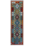 Maimana Afghanistan Kilim Runner - 294 x 87 cm - Handmade