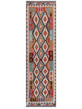 Maimana Afghanistan Kilim Runner - 302 x 87 cm - Handmade