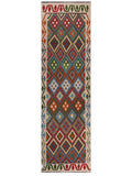 Maimana Afghanistan Kilim Runner - 297 x 88 cm - Handmade