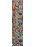 Maimana Afghanistan Kilim Runner - 295 x 75 cm - Handmade