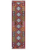 Maimana Afghanistan Kilim Runner - 301 x 85 cm - Handmade