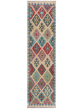 Maimana Afghanistan Kilim Runner - 293 x 80 cm - Handmade