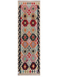 Maimana Afghanistan Kilim Runner - 293 x 89 cm - Handmade