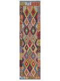 Maimana Afghanistan Kilim Runner - 293 x 80 cm - Handmade
