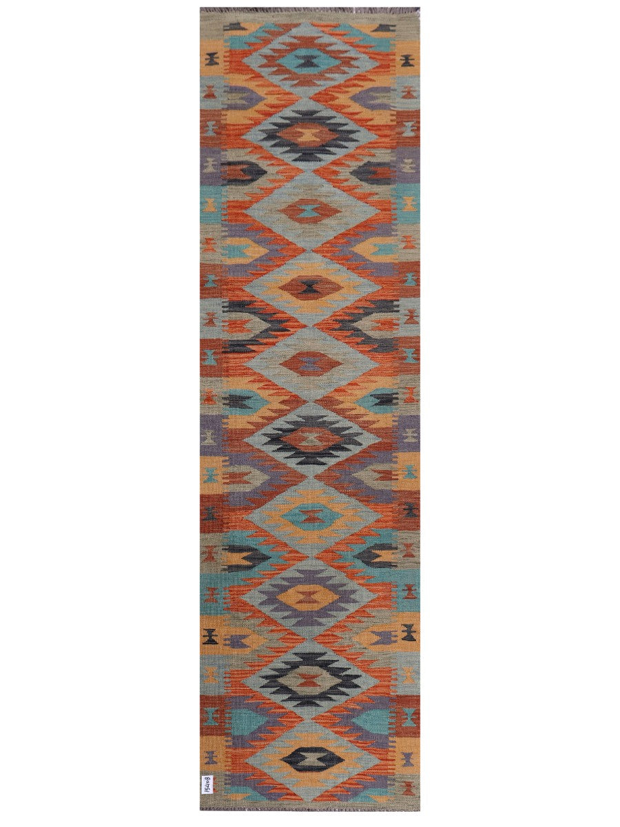 Maimana Afghanistan Kilim Runner - 290 x 81 cm - Handmade