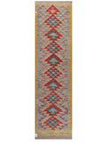 Maimana Afghanistan Kilim Runner - 293 x 80 cm - Handmade