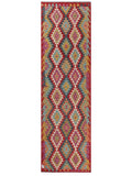 Maimana Afghanistan Kilim Runner - 299 x 89 cm - Handmade