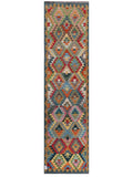Maimana Afghanistan Kilim Runner - 291 x 77 cm - Handmade