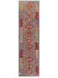 Maimana Afghanistan Kilim Runner - 292 x 82 cm - Handmade
