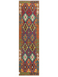 Maimana Afghanistan Kilim Runner - 308 x 84 cm - Handmade