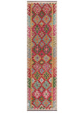 Maimana Afghanistan Kilim Runner - 293 x 82 cm - Handmade