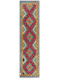 Maimana Afghanistan Kilim Runner - 299 x 79 cm - Handmade