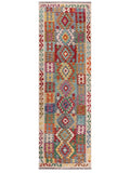 Maimana Afghanistan Kilim Runner - 295 x 94 cm - Handmade