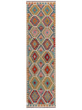 Maimana Afghanistan Kilim Runner - 289 x 82 cm - Handmade