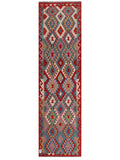 Maimana Afghanistan Kilim Runner - 293 x 82 cm - Handmade