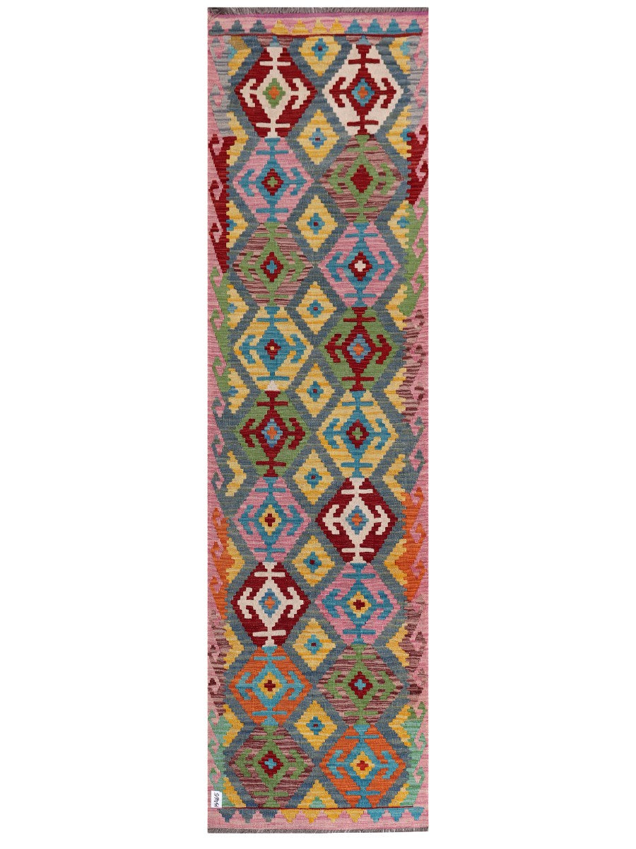 Maimana Afghanistan Kilim Runner - 297 x 81 cm - Handmade