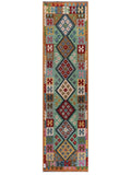 Maimana Afghanistan Kilim Runner - 301 x 82 cm - Handmade