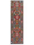 Maimana Afghanistan Kilim Runner - 300 x 88 cm - Handmade
