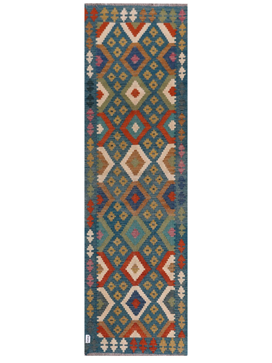 Maimana Afghanistan Kilim Runner - 285 x 85 cm - Handmade