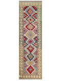 Maimana Afghanistan Kilim Runner - 287 x 85 cm - Handmade