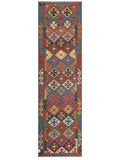 Maimana Afghanistan Kilim Runner - 304 x 87 cm - Handmade