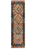 Maimana Afghanistan Kilim Runner - 312 x 93 cm - Handmade