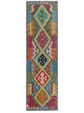 Maimana Afghanistan Kilim Runner - 293 x 87 cm - Handmade