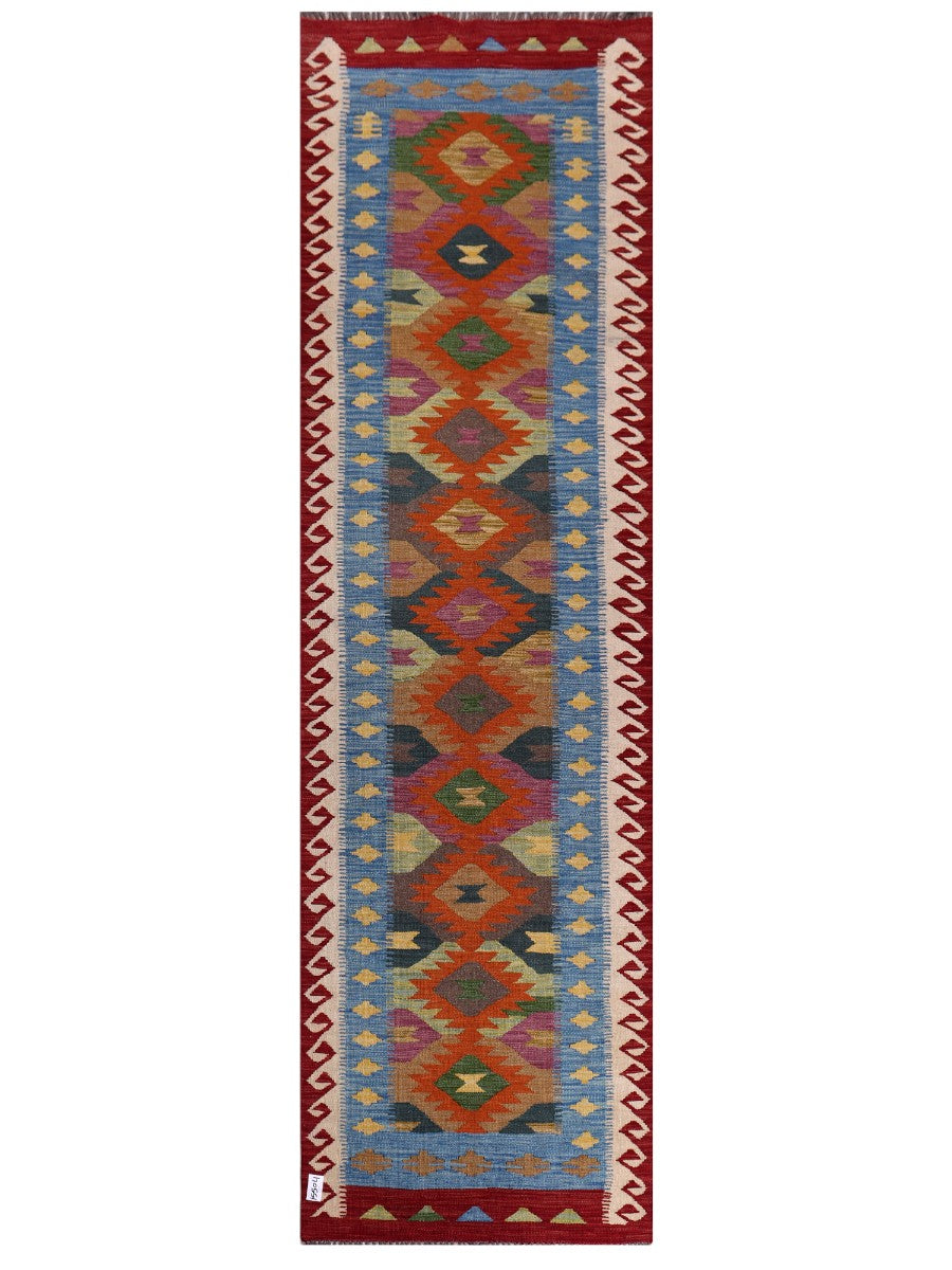 Maimana Afghanistan Kilim Runner - 313 x 91 cm - Handmade