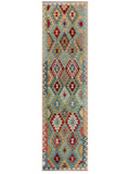 Maimana Afghanistan Kilim Runner - 303 x 84 cm - Handmade