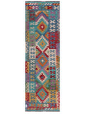 Maimana Afghanistan Kilim Runner - 287 x 95 cm - Handmade