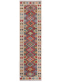 Maimana Afghanistan Kilim Runner - 302 x 85 cm - Handmade