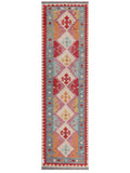 Maimana Afghanistan Kilim Runner - 299 x 85 cm - Handmade