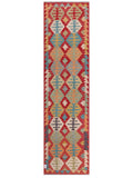 Maimana Afghanistan Kilim Runner - 298 x 80 cm - Handmade