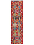 Maimana Afghanistan Kilim Runner - 298 x 80 cm - Handmade
